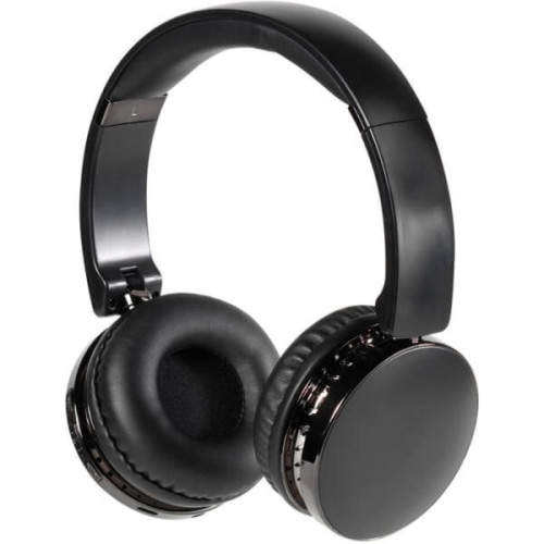 Vivanco - 25160 Casque Audio Sans Fil Bluetooth Supra-Auriculaire Pliable HiFi Noir - Vivanco