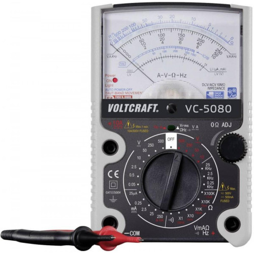 Voltcraft - Multimètre analogique VOLTCRAFT VC-5080 CAT III 500 V - Bonnes affaires Appareils de mesure