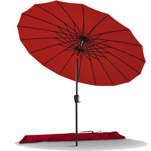 Vounot - Parasol inclinable 270cm Shanghai avec housse de protection rouge Vounot   - Vounot