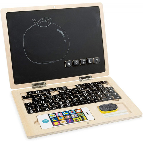 Vtech - ordinateur Portable en Bois avec Tableau aimanté pour enfant Vtech   - Accessoire enfant Vtech