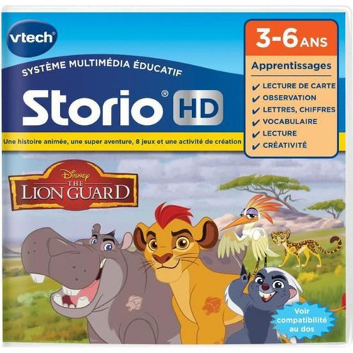 Vtech - VTECH - Jeu Éducatif Storio - La Garde Du Roi Lion Vtech  - Jouet roi lion