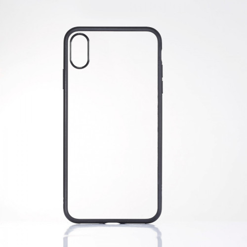 We - Coque contour mat- iPhone X, XS Protection dos transparente Contour noir We  - Accessoire Smartphone