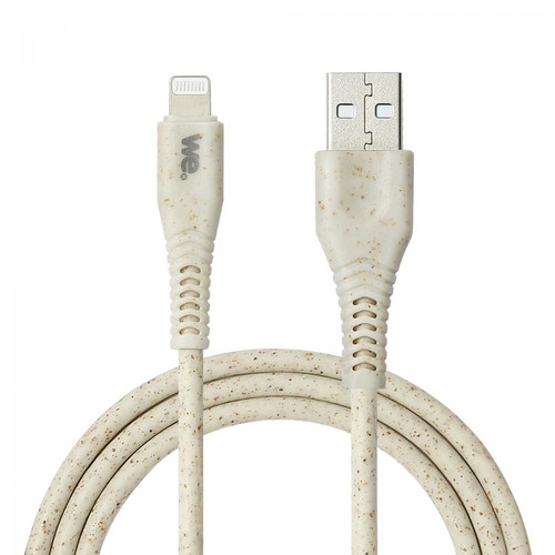 We - Câble Lightning/USB A écoconçu avec 35% de matières recyclées - 1m We  - Câble Lightning