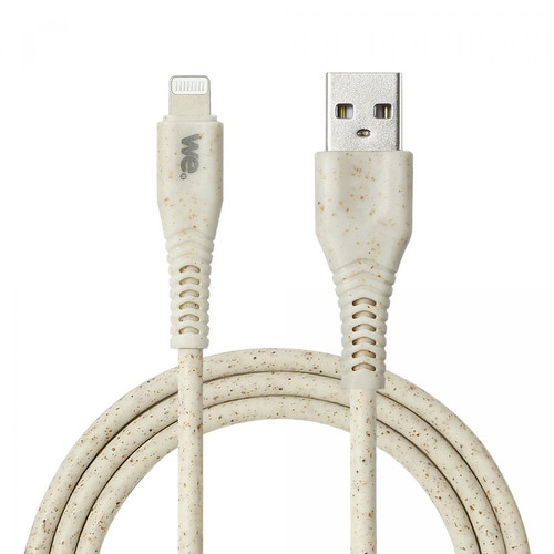 We - Câble Lightning/USB A écoconçu avec 35% de matières recyclées - 2m We  - Câble Lightning