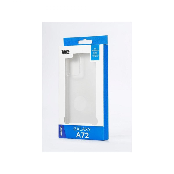 Autres accessoires smartphone WE Coque de protection TPU SAMSUNG GALAXY A72 Transparent: Anti-chocs - ultra résistant – semi-rigide - apparence du téléphone conservée