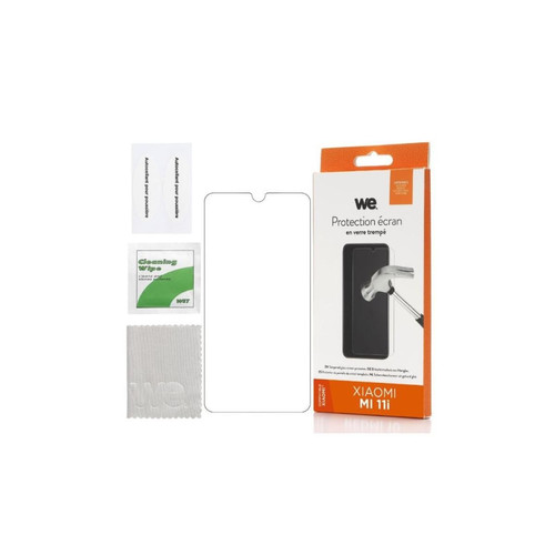 We - WE Verre Trempé pour [XIAOMI M11i] - Film Protection Ecran Anti-Rayures - Anti-Bulles d'Air - Ultra Résistant - Dureté 9H Glass We - Accessoire Smartphone