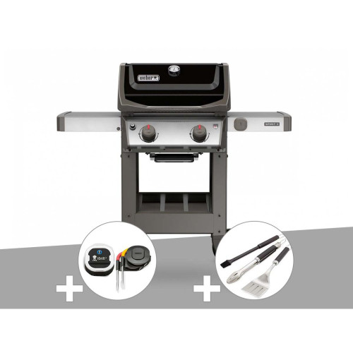 Weber - Barbecue gaz Weber Spirit II E/210 GBS + Thermomètre iGrill 3 + Kit ustensiles 3 pièces Better Weber  - Barbecues gaz