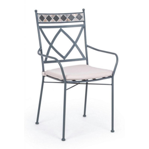Webmarketpoint - Chaise d'extérieur Berkley en métal Webmarketpoint  - Chaise écolier Chaises