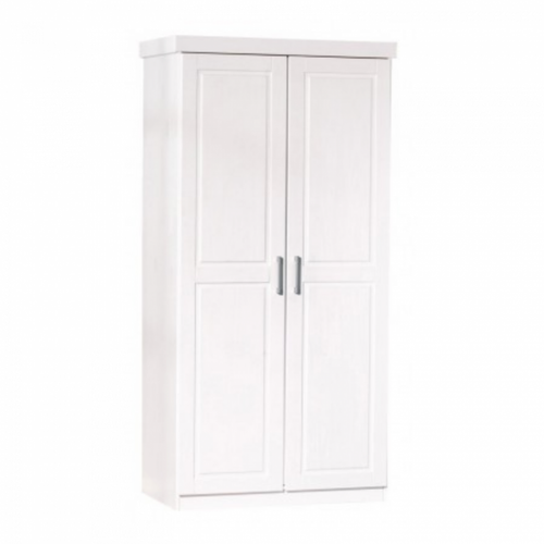 Webmarketpoint - Kit armoire 2 portes blanc uni Webmarketpoint  - Chambre Couleur