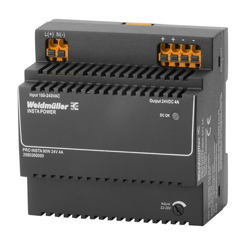 Convertisseurs Weidmuller alimentation - pro insta - 24 volts - 96 watts - 4a - weidmuller 2580260000