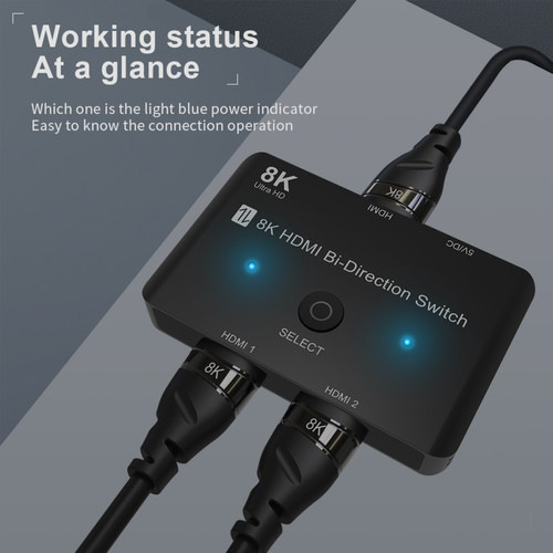 Convertisseur Audio et Vidéo  Commutateur bidirectionnel HDMI 2.1