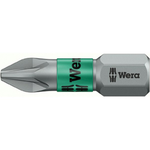 Wera - Embout BiTorsion tenace 1/4" DIN3126C6,3 PZ2x25mm Wera 1 PCS Wera  - Wera
