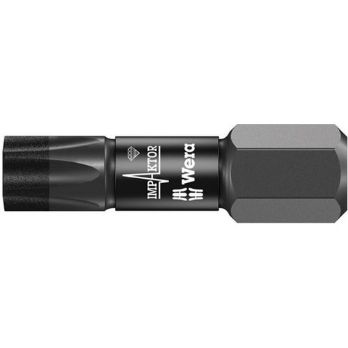 Wera - Embout pour vis femelle TORX® 1/4'' Impaktor, 25 mm de long, Dimensions : T 40, Long. totale 25 mm Wera  - Vis torx