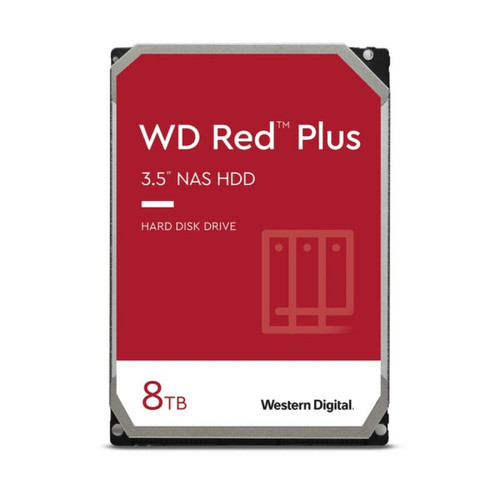 Western Digital -Western Digital Red Plus 3.5" 8000 Go Série ATA III Western Digital  - Disque Dur interne 8 to