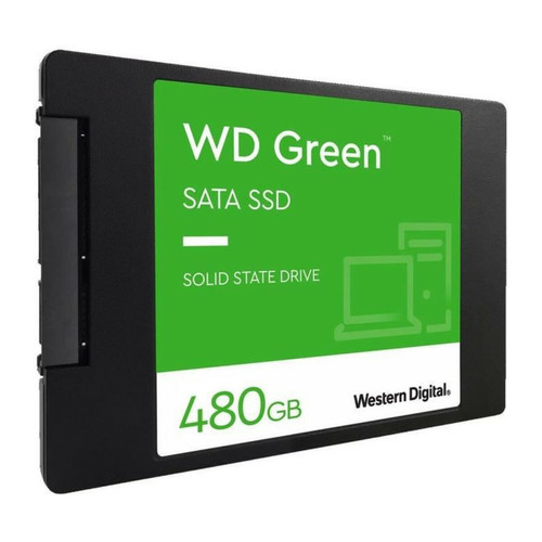 Disque Dur interne Western Digital WESTERN DIGITAL - Green - Disque SSD Interne - 480 Go - 2,5 - WDS480G3G0A