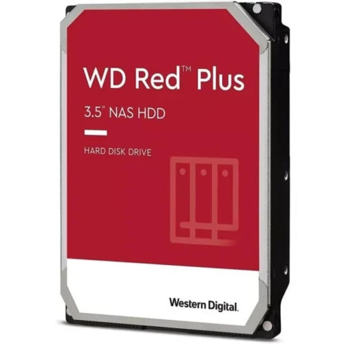 Western Digital - Red Plus Disque Dur HDD Interne 4To 3.5" 5400RPM SATA 6.0 Gb/s - Western Digital