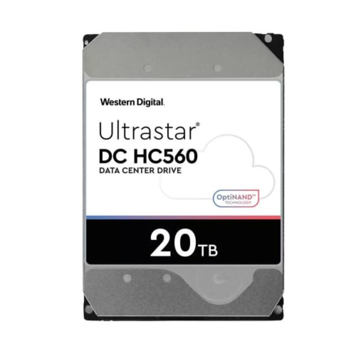 Western Digital - Ultrastar DC HC560 Disque Dur Interne 20000Go HDD 3.5" 7200tr/min Série ATA III Blanc - Black Friday Disque dur Disque Dur
