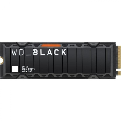 Western Digital - WD Black™- Disque SSD Interne RGB - SN850 - 1To - M.2 NVMe Dissipateur de chaleur (WDS100T1XHE) - Disque SSD Western Digital