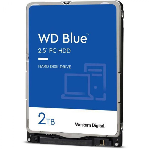 Western Digital - WD Blue™ - Disque dur Interne - 2To - 5400 tr/min - 2.5 (WD20SPZX) - Disque Dur interne Western Digital