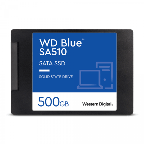 Western Digital - WD Blue SA510 Disque Dur SSD Interne 2.5" 500Go 560Mo/s SATA Bleu - Western Digital