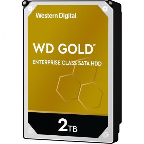 Disque Dur interne Western Digital WD Disque dur interne Gold - 2To - 128Mo - 3.5  WD2005FBYZ