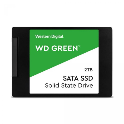 Western Digital - WD Green Disque Dur SSD Interne 2To 2.5" 545Mo/s SATA Vert - SSD Interne 2000