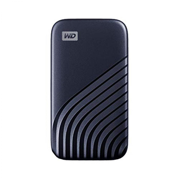 Disque Dur externe Western Digital WD My Passport SSD Externe 500Go eSATA USB 3.2 Type C TLC Bleu Nuit