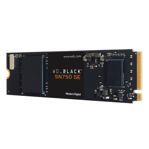 Western Digital - WD Black SSD SN750 SE Gaming NVMe 1To WD Black SSD SN750 SE Gaming NVMe 1To PCIe Gen4 compatible with PCIe Gen3 M.2 High-Performance NVMe SSD internal single-packed - SSD Interne Western Digital