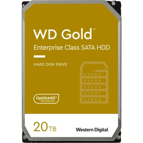 Western Digital - Disque dur Western Digital Gold 3,5" 20 TB Western Digital  - Disque Dur interne 20000