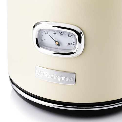 Westinghouse Westinghouse - Retro - Bouilloire - Avec filtre anti-calcaire - 1,7 Litre - Blanc