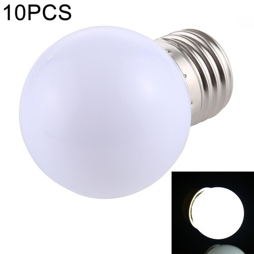 Ampoules LED Wewoo 10 PCS 2W E27 2835 SMD décoration de la maison ampoules LEDAC 110V lumière blanche