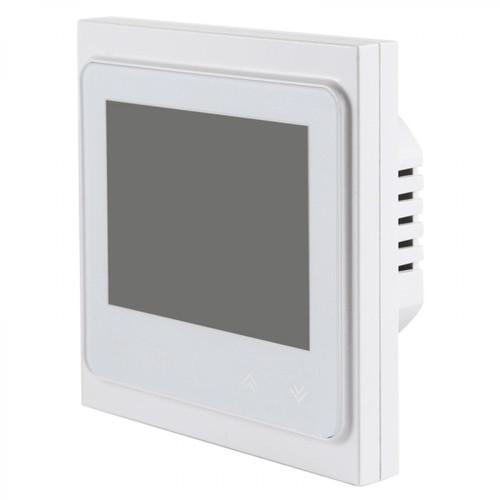 Mesure électronique BHT-002GALW 3A Type de chauffage à eau de chauffe LCD Thermostat d'ambiance numérique avec affichage de l'heureContrôle WiFi Blanc