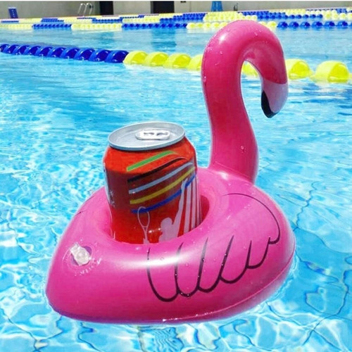 Wewoo - Bouée porte gobelet Support flottant gonflable en forme de boisson de Flamingo, taille gonflée: environ 17.5 x 17 x 15.5cm Wewoo  - Bouées et brassards Wewoo