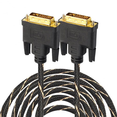 Wewoo - Câbles DVI 24 + 1 Pin mâle vers DVI 24 + 1 Pin Adaptateur de grille 15m Wewoo - Câble et Connectique