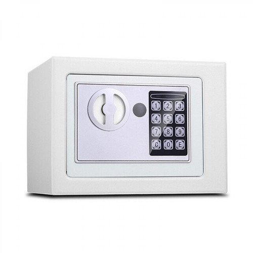 Coffre fort Wewoo Coffre-fort 17E Home Mini armoire de sécurité avec de verrouillage électronique Boîte de fonction à prépaiement Blanc