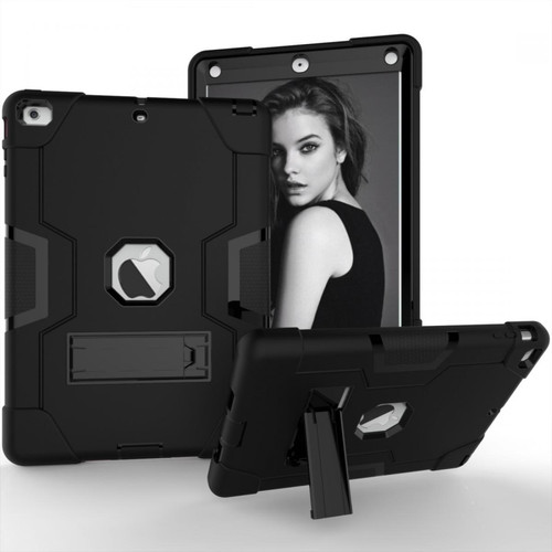 Wewoo - Coque Pour iPad 5/4 couleur contrastée Silicone + PC Combinaison avec support noir Wewoo  - Housse, étui tablette