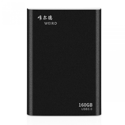 Wewoo - Disques SSD externes 160 Go 2,5 pouces USB 3.0 Transmission haute vitesse Shell en métal Disque dur portable à semi-conducteurs ultra-mince léger Noir - SSD Interne