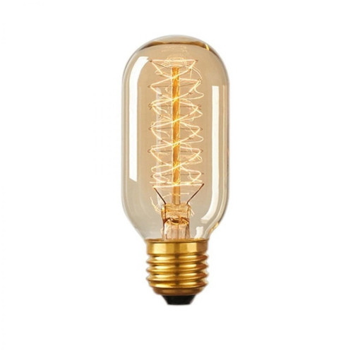 Ampoules LED Wewoo E27 40W rétro ampoule à incandescence à Vintage filamentAC 220V Spirai T45