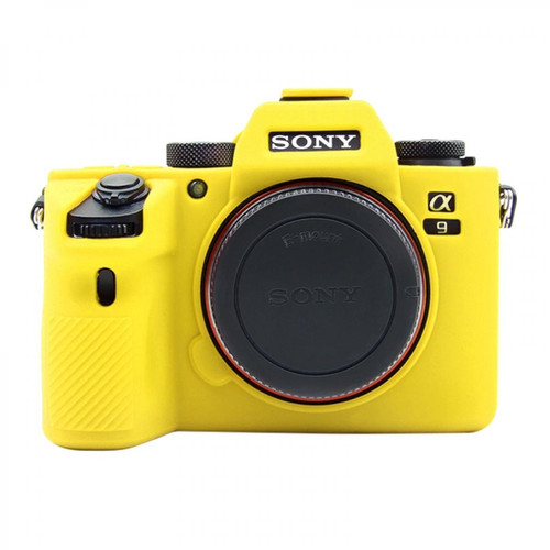 Tous nos autres accessoires Wewoo étui de protection appareil photo en silicone souple pour Sony A9 (ILCE-9) (Jaune)