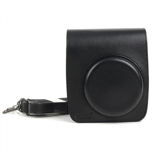 Wewoo - Etui en cuir appareil photo Sac de protection PU pour caméra FUJIFILM Instax Mini 90, avec bandoulière réglable (Noir) - Instax mini