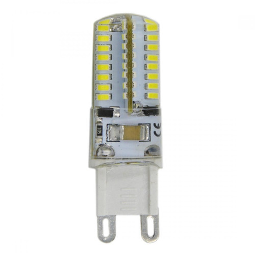 Ampoules LED G9 4W 210LM 64 LED SMD 3014 ampoule de maïs en siliconeCA 110V lumière blanche