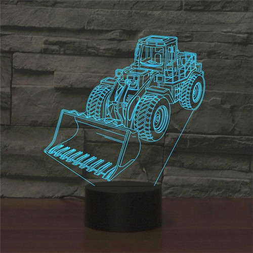 Wewoo - Lampe colorée de Tableau de lumière de vision de la forme 3D LED d'excavatriceversion à télécommande de 16 couleurs Wewoo - Lampes à poser Wewoo