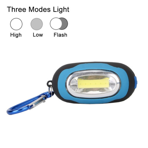 Lampes portatives sans fil Lampe Portable mini porte-clés torche de poche LED avec 3 modes jaune