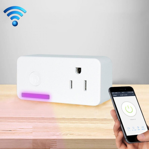Wewoo - Prise Connectée 10A WiFi 2.4GHz APP Télécommande Timing Smart Socket Fonctionne avec Alexa et Google Home, AC 110-250 V, US Plug - Home box