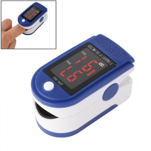 Wewoo - Tensiomètre Oxymètre d'impulsion de saturation de l'oxygène du sang du bout du doigt de moniteur avec l'affichage à LED, l'affichage, le CE et les certificats de ROHS - Santé et bien être connectée