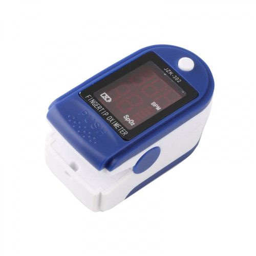 Wewoo Tensiomètre Oxymètre d'impulsion de saturation de l'oxygène du sang du bout du doigt de moniteur avec l'affichage à LED, l'affichage, le CE et les certificats de ROHS