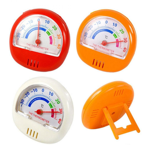 Wewoo Thermomètre à congélateur 2 PCS à aiguille intérieur / extérieur Orange