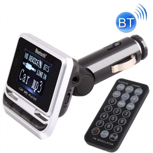 Wewoo - Transmetteur FM Auto voiture Bluetooth avec télécommande, support USB / carte TF / MP3 Music Play - Passerelle Multimédia