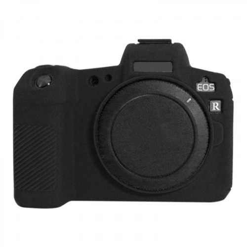 Wewoo - Étui de protection en silicone souple pour Canon EOS R Noir - Tous nos autres accessoires