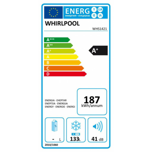 whirlpool -Congélateur coffre WHS1421 whirlpool  - Froid